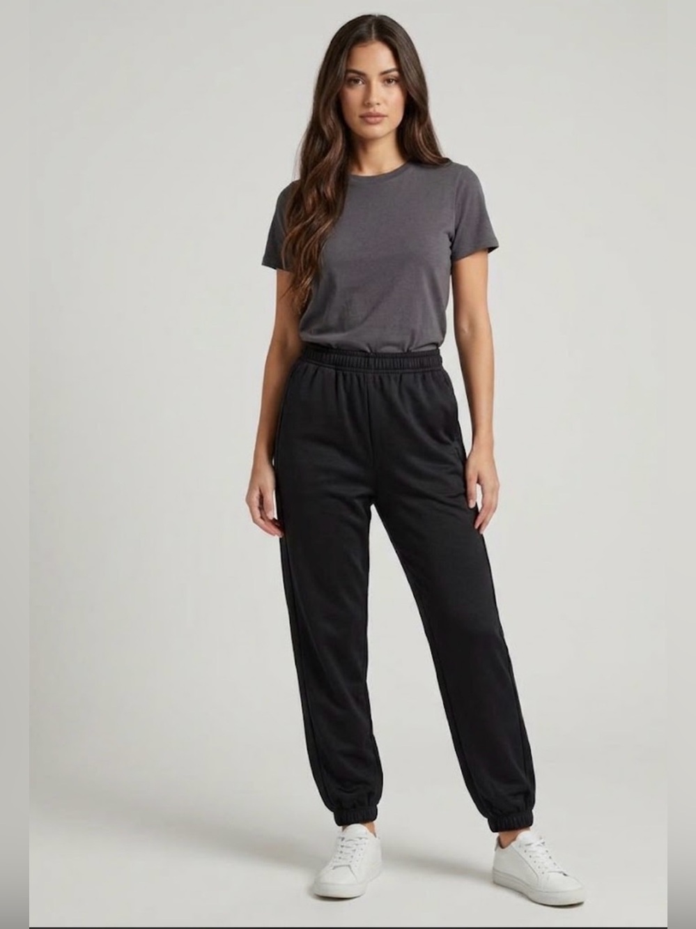 5 for $30 NWOT! Unbranded Black Elastic-Waist Jogger Pants